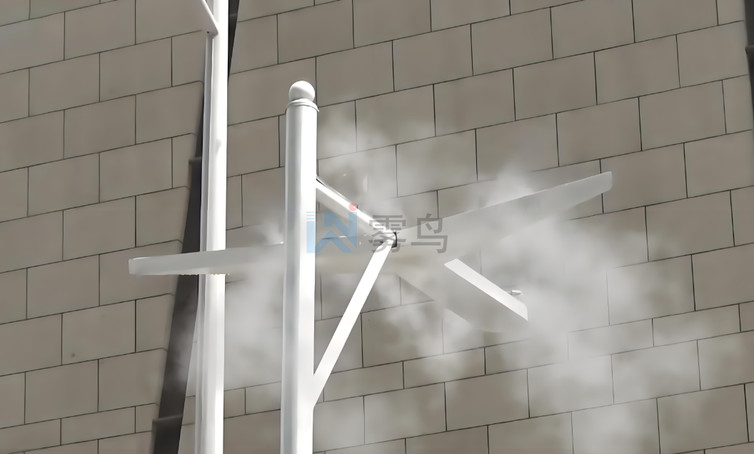 山东德州路灯杆喷雾降尘系统